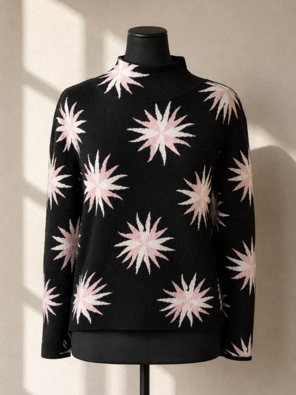 Anthropologie Maeve Cary’s Mock-Neck Sweater in Oxford XS